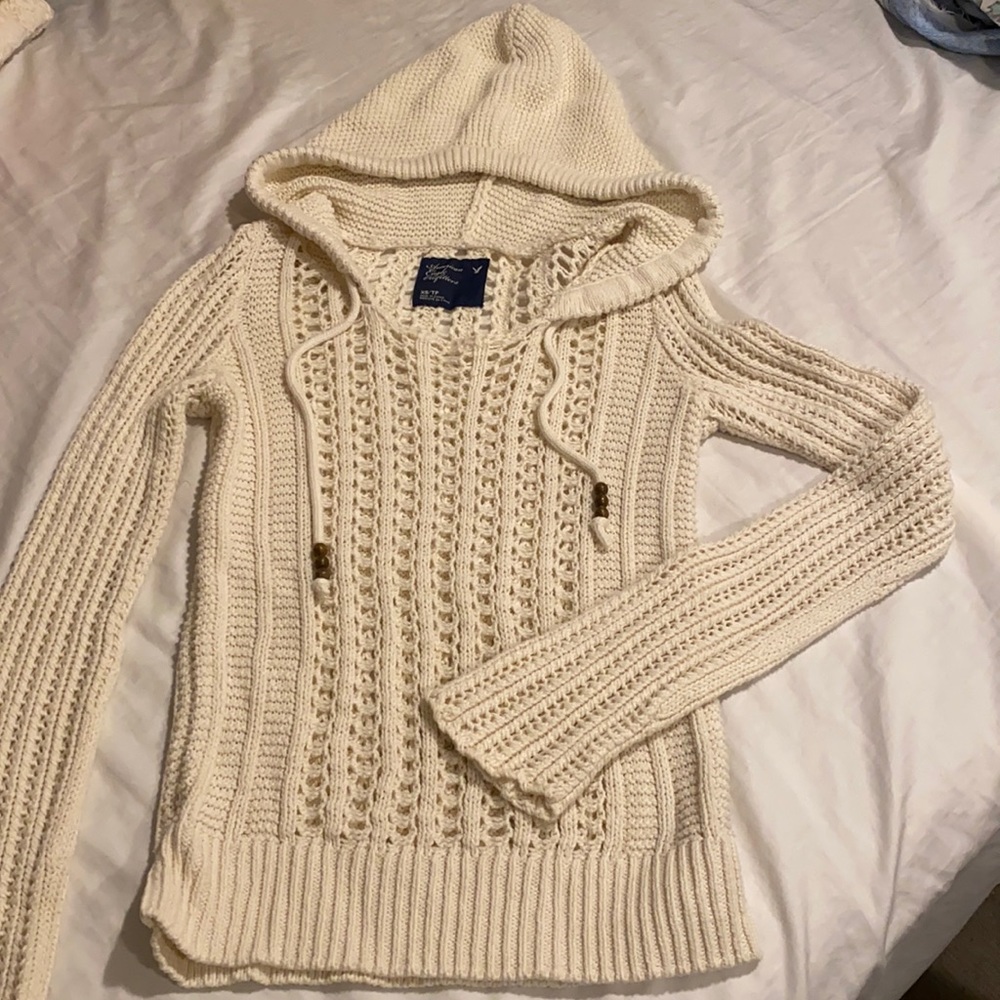 American Eagle cotton hoodie sweater